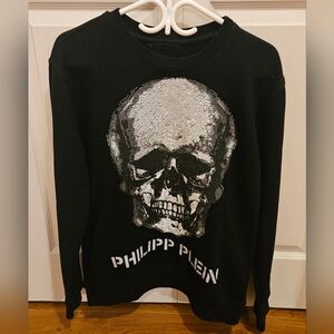 Philip Plein Luxury Skull Round Neck Sweatshirt